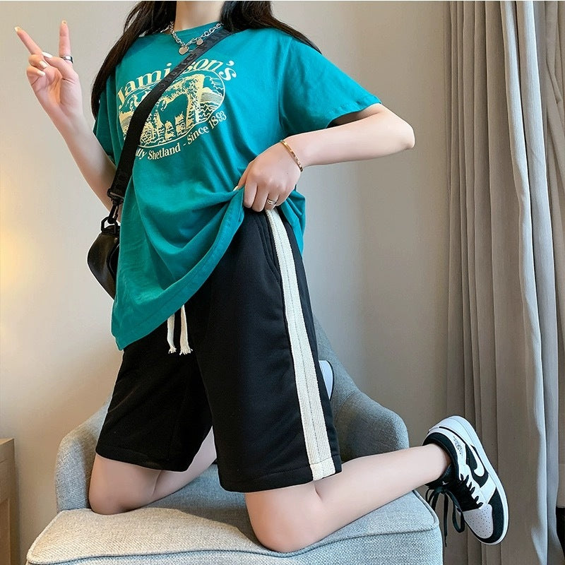 Felancy Women Casual Knee Length Pants 087 Collection