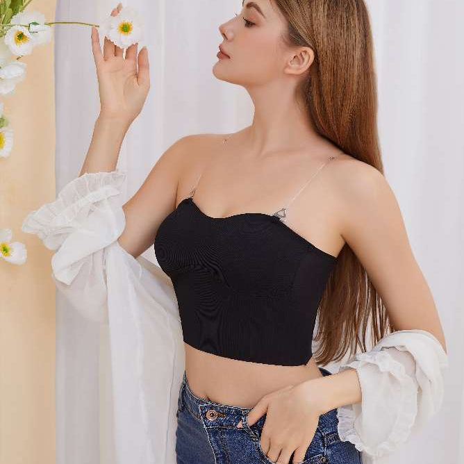 Felancy Strapless Top for Women (Come with Invisible Bra Strap) 070-080085