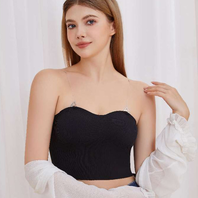 Felancy Strapless Top for Women (Come with Invisible Bra Strap) 070-080085