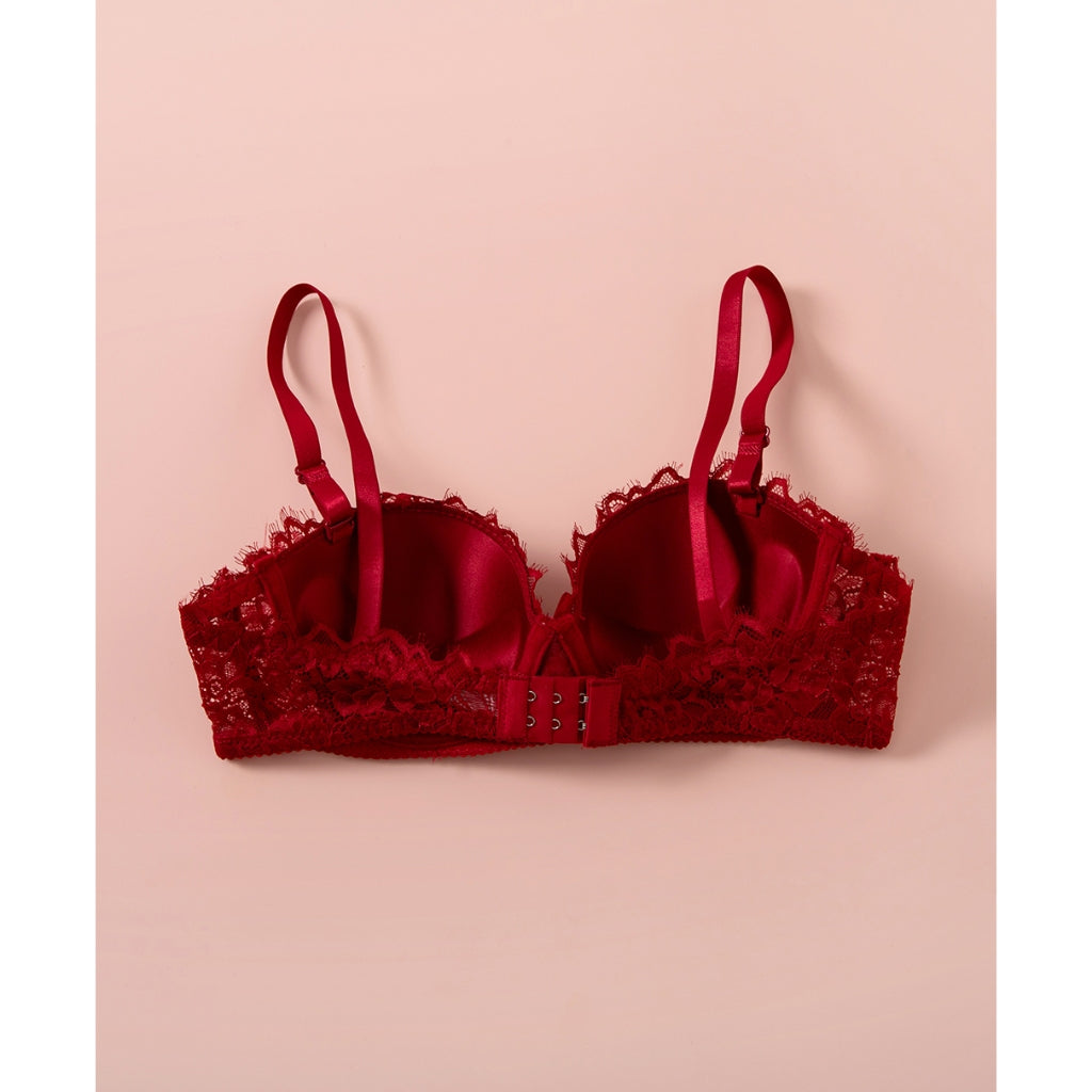 Felancy Half Cup Lace Push Up Bra L03-01034