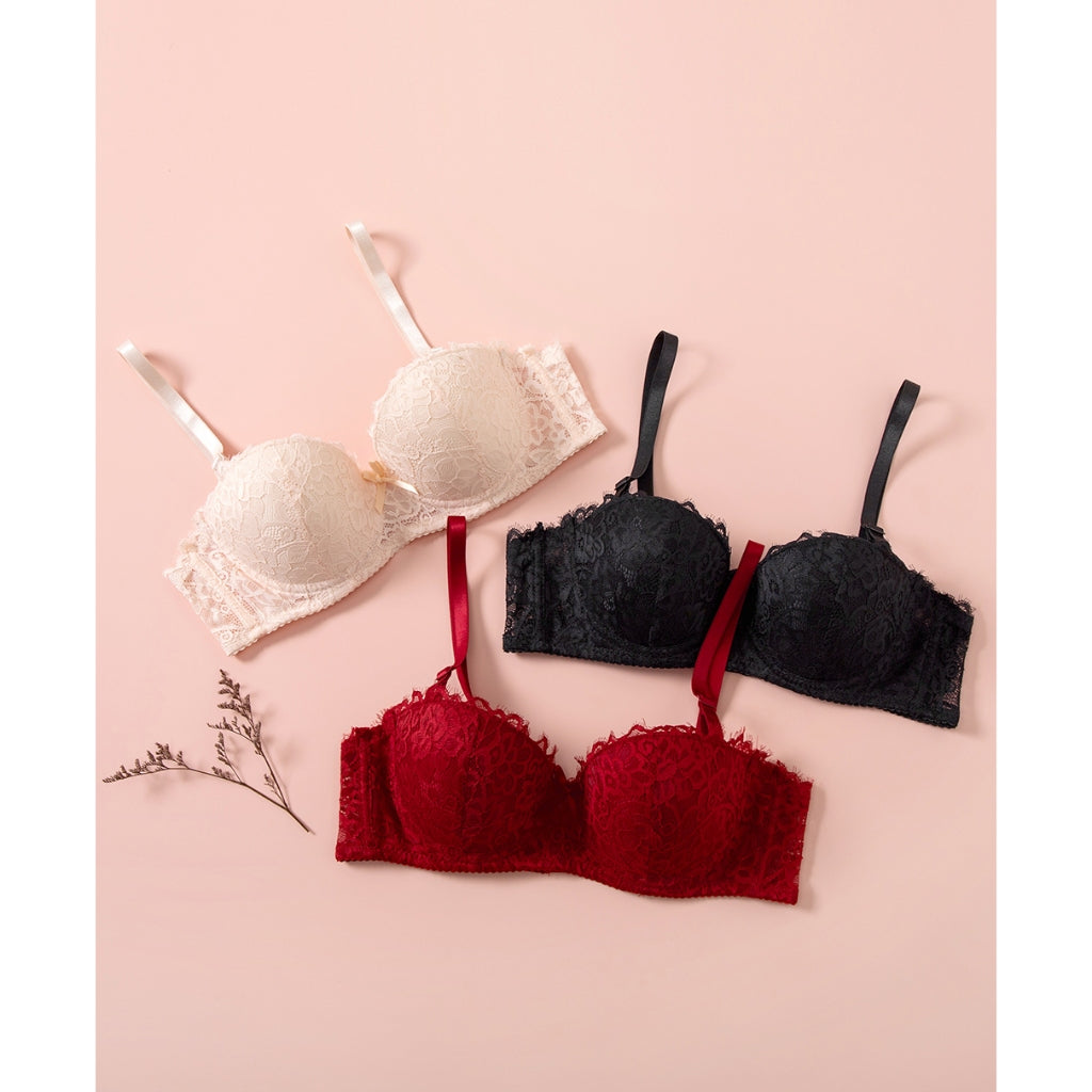 Felancy Half Cup Lace Push Up Bra L03-01034