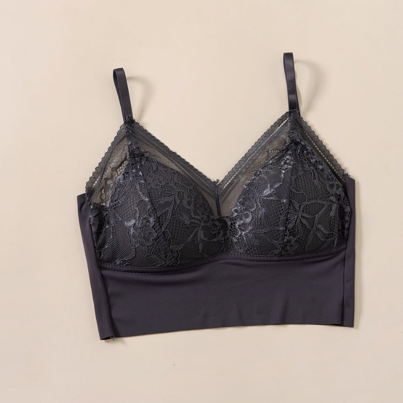 Felancy Comfort Seamless Lace Bra (No Back Hook) 070-080078