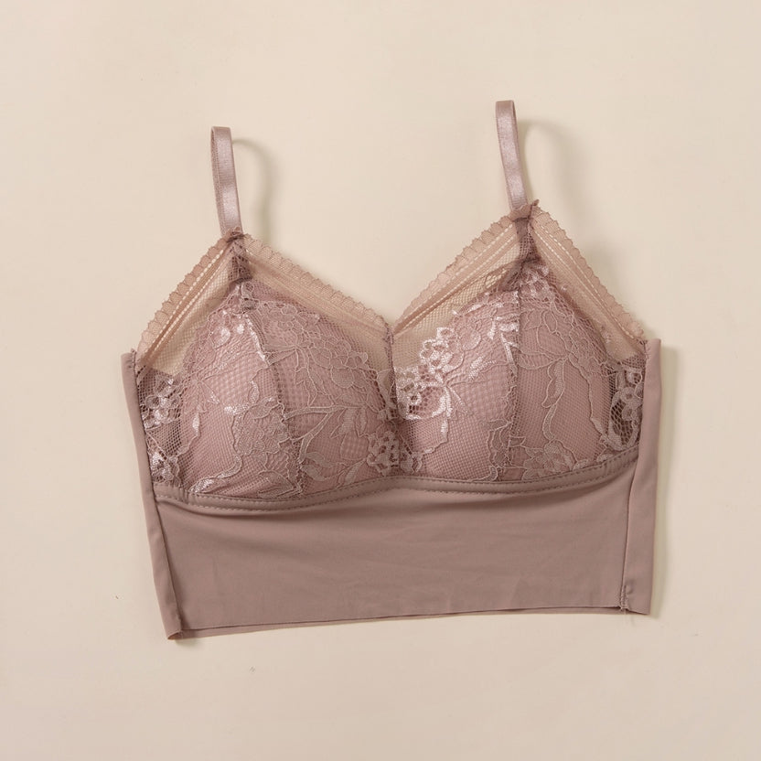 Felancy Comfort Seamless Lace Bra (No Back Hook) 070-080078