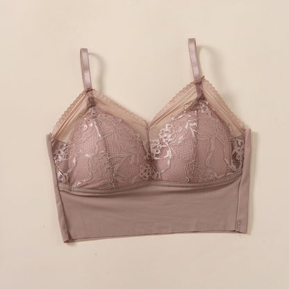 Felancy Comfort Seamless Lace Bra (No Back Hook) 070-080078