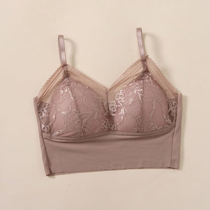 Felancy Comfort Seamless Lace Bra (No Back Hook) 070-080078