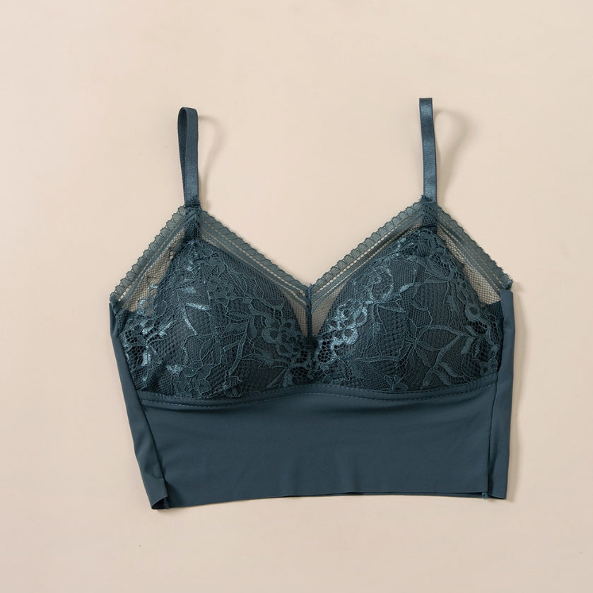 Felancy Comfort Seamless Lace Bra (No Back Hook) 070-080078