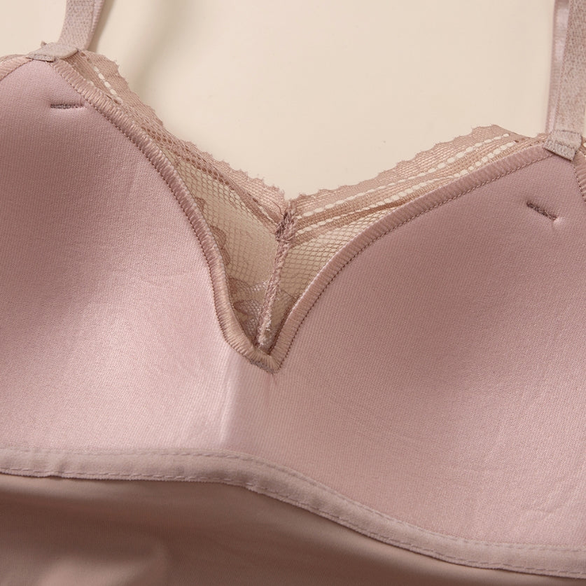Felancy Comfort Seamless Lace Bra (No Back Hook) 070-080078