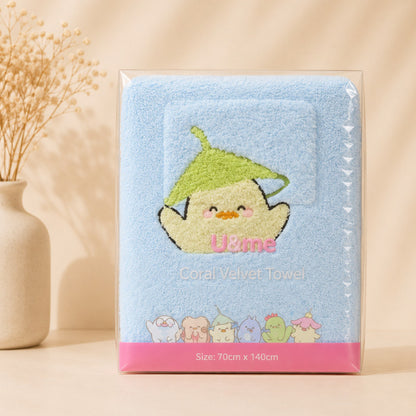 [ U&ME ] L09 Coral Velvet Towel Collection