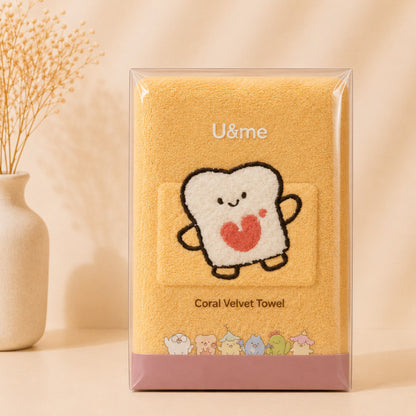 [ U&ME ] L09 Coral Velvet Towel Collection