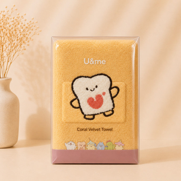 [ U&ME ] L09 Coral Velvet Towel Collection
