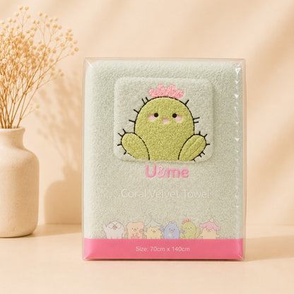 [ U&ME ] L09 Coral Velvet Towel Collection