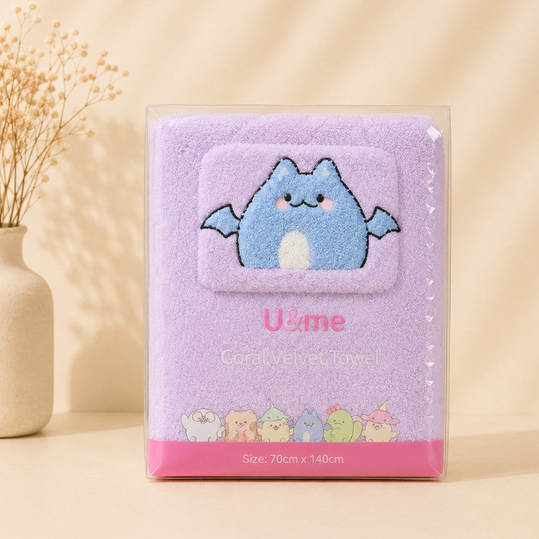 [ U&ME ] L09 Coral Velvet Towel Collection
