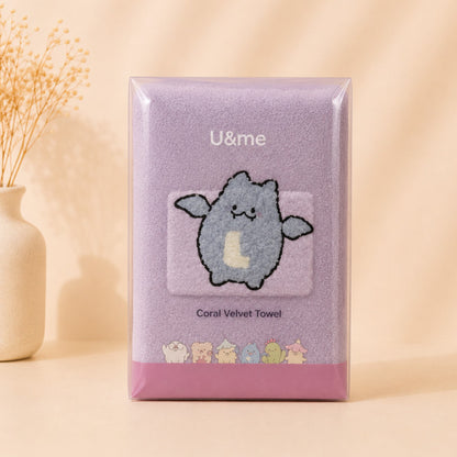 [ U&ME ] L09 Coral Velvet Face Towel Collection