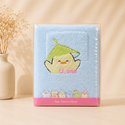 [ U&ME ] L09 Coral Velvet Towel Collection