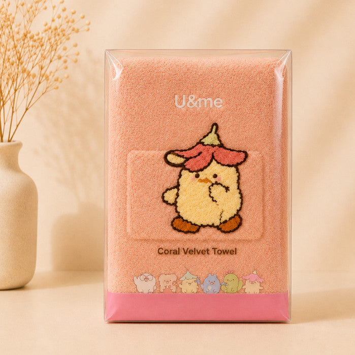 [ U&ME ] L09 Coral Velvet Towel Collection