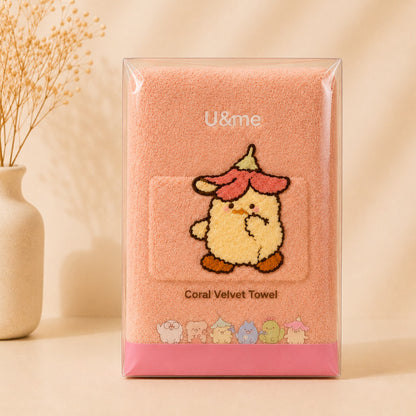 [ U&ME ] L09 Coral Velvet Towel Collection