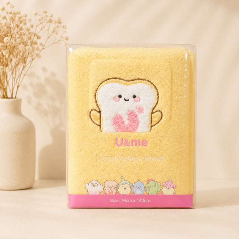 [ U&ME ] L09 Coral Velvet Towel Collection