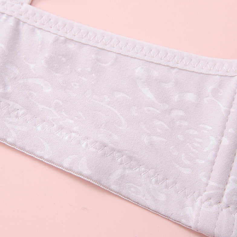Felancy Contrast Microfiber Jacquard Bra F71-01015