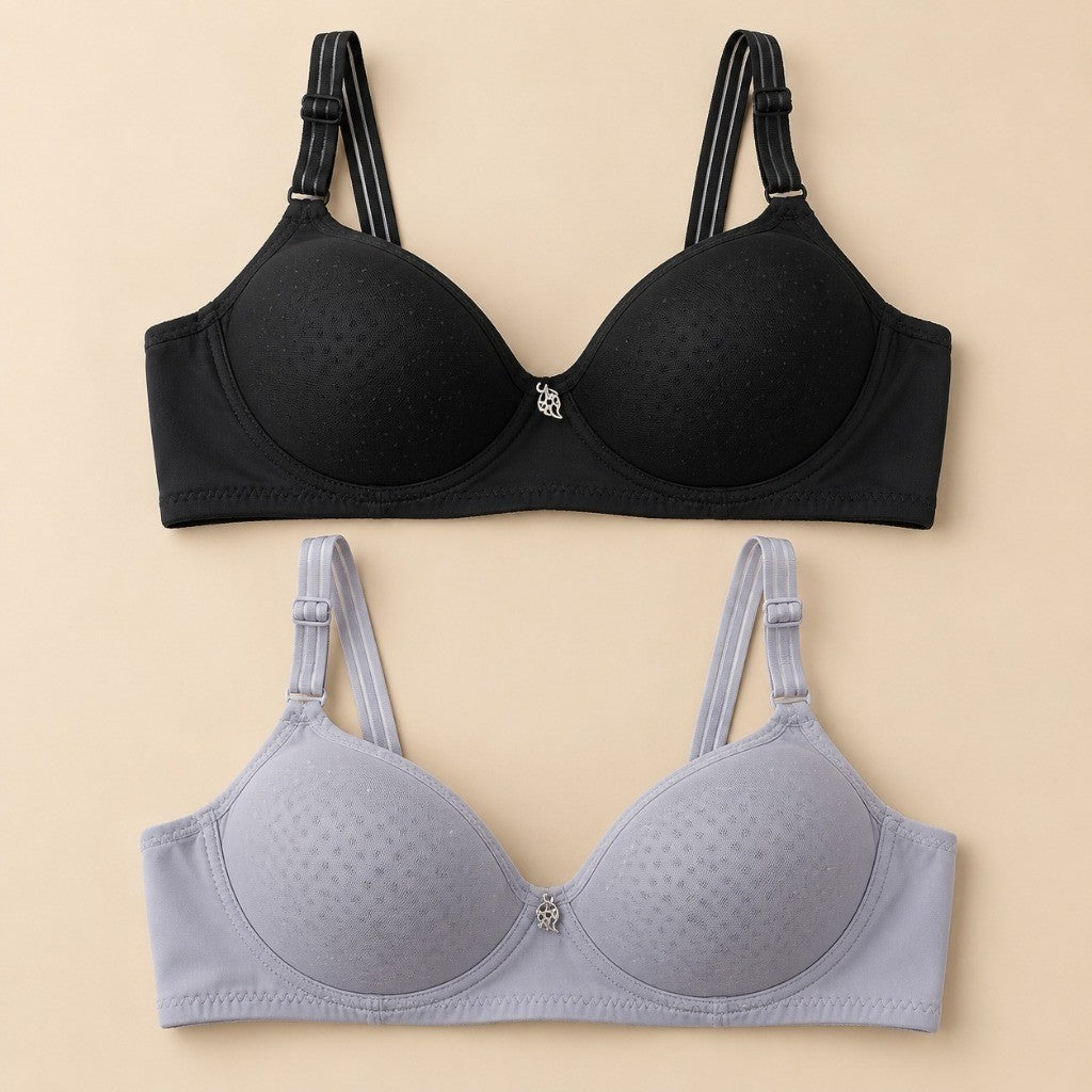 Felancy Lingerie Soft Padded Wireless Bra F71-01003