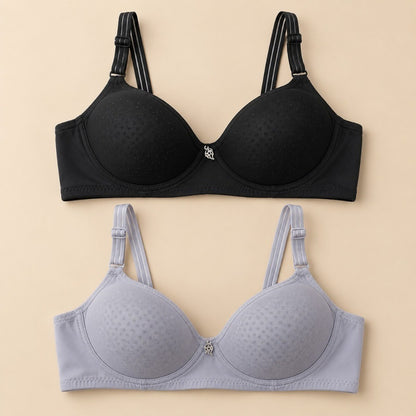Felancy Lingerie Soft Padded Wireless Bra F71-01003