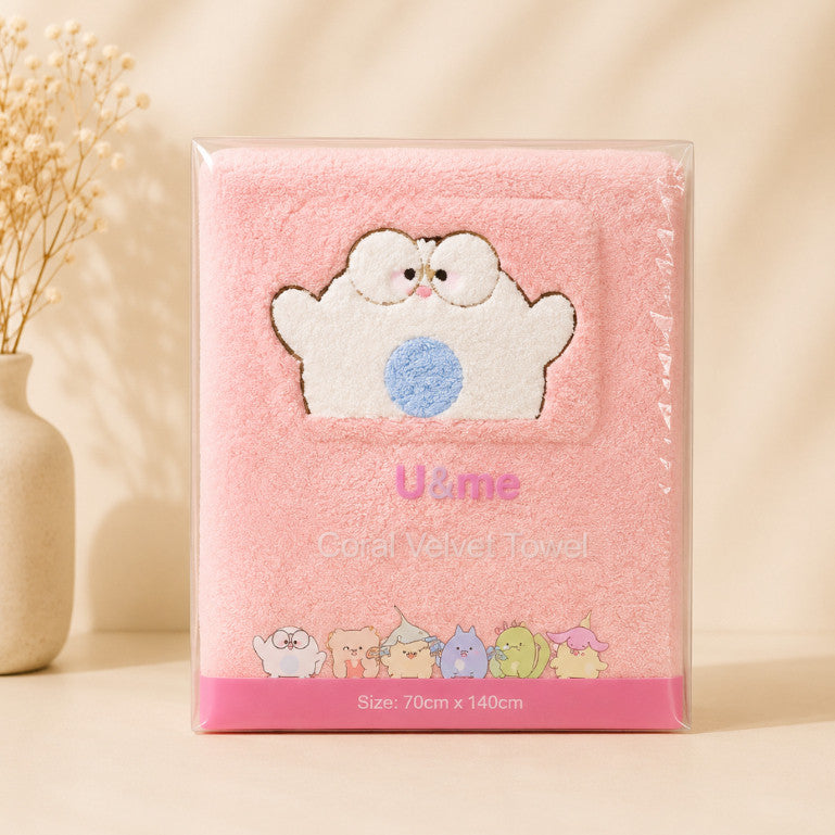 [ U&ME ] L09 Coral Velvet Towel Collection