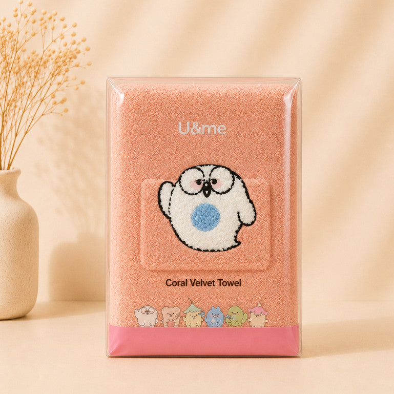 [ U&ME ] L09 Coral Velvet Towel Collection