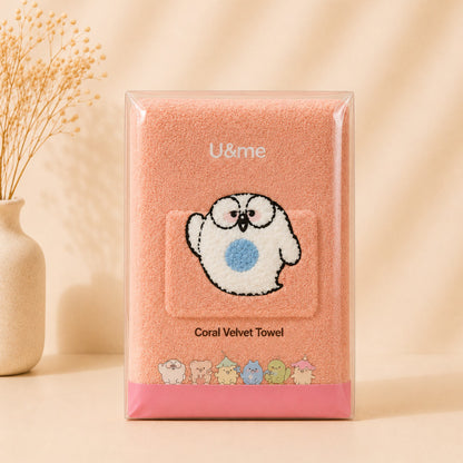 [ U&ME ] L09 Coral Velvet Towel Collection
