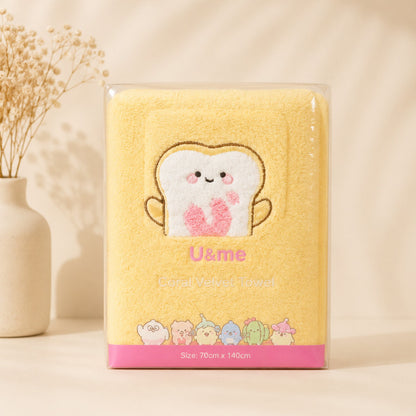 [ U&ME ] L09 Coral Velvet Towel Collection