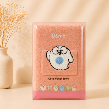 [ U&ME ] L09 Coral Velvet Towel Collection
